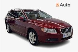 punainen Volvo V70 2008 kuva 1.