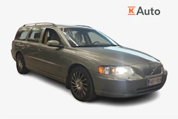 vihreä Volvo V70 2008 kuva 1.