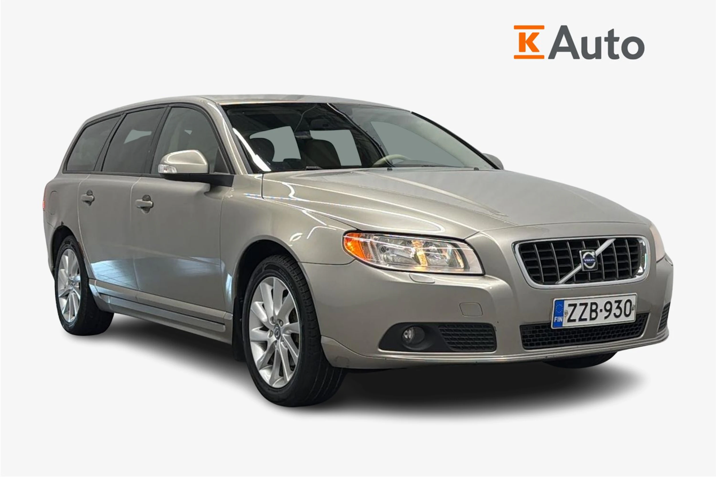ruskea (beige) Volvo V70 2008 kuva 1.