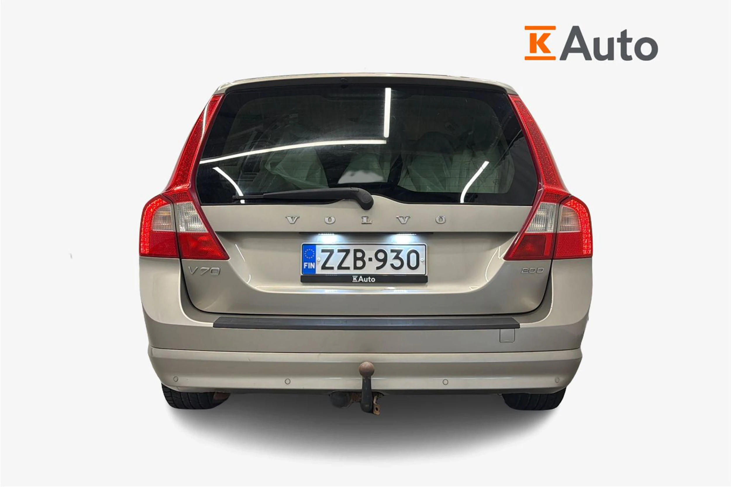 ruskea (beige) Volvo V70 2008 kuva 3.