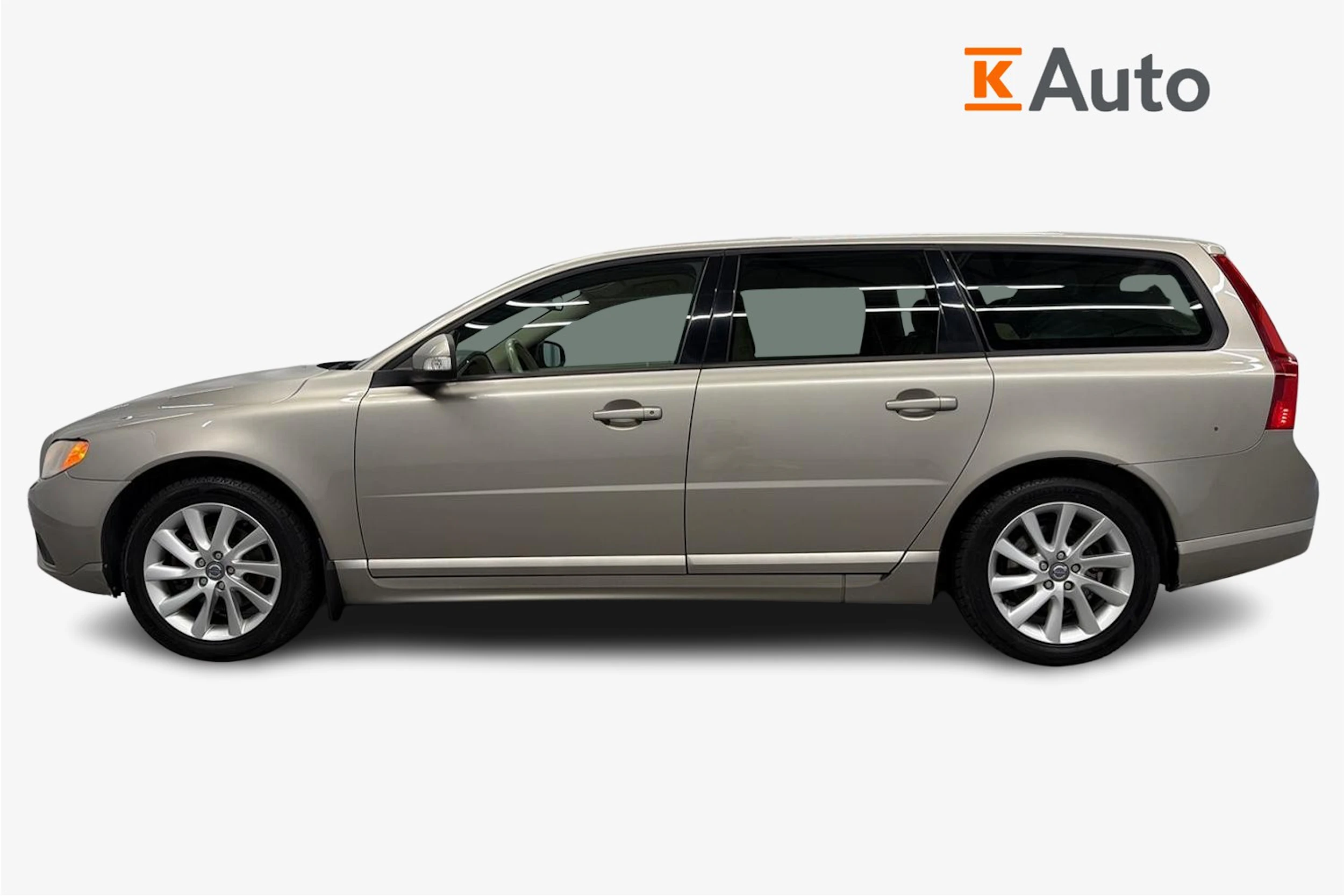 ruskea (beige) Volvo V70 2008 kuva 5.