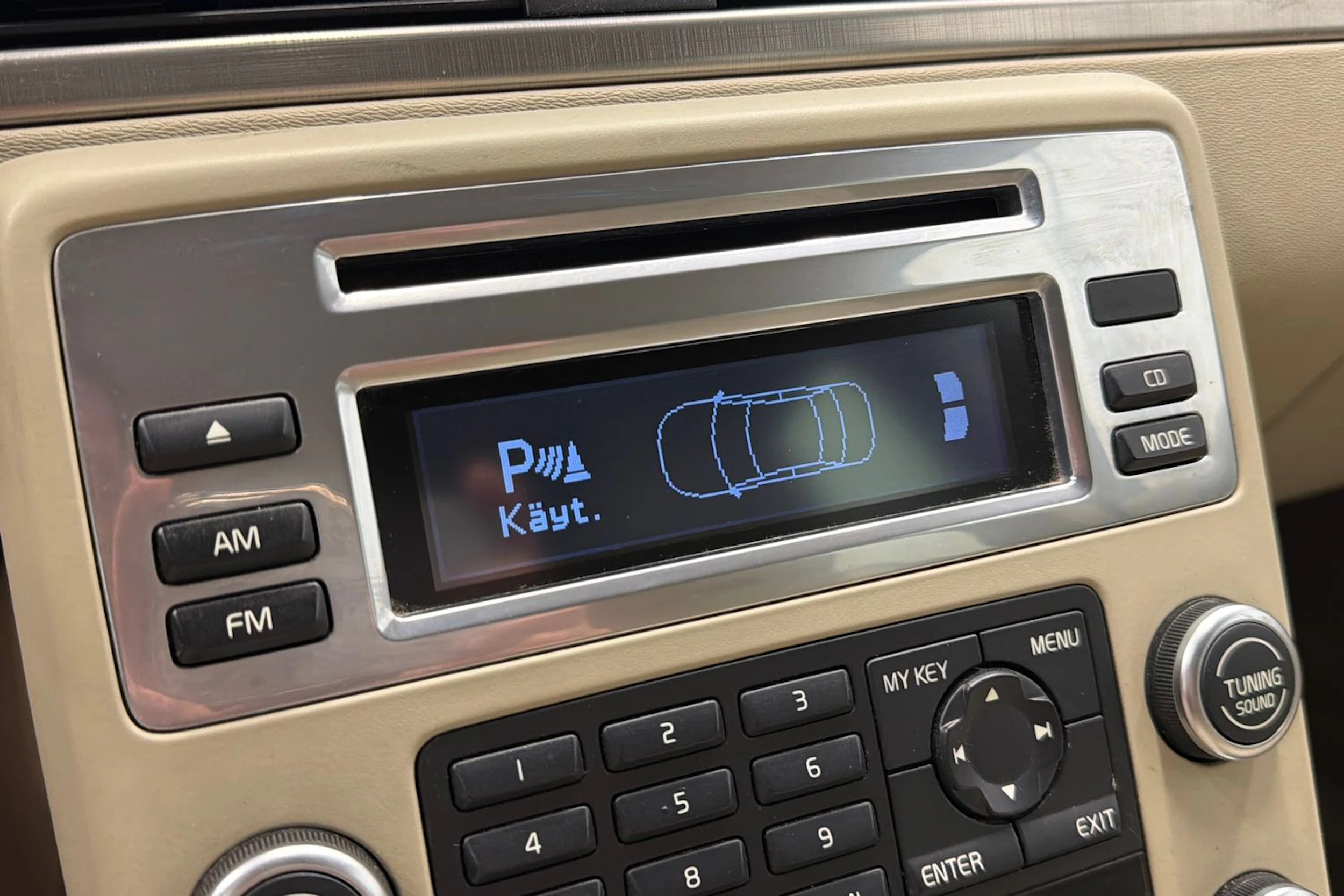 ruskea (beige) Volvo V70 2008 kuva 19.