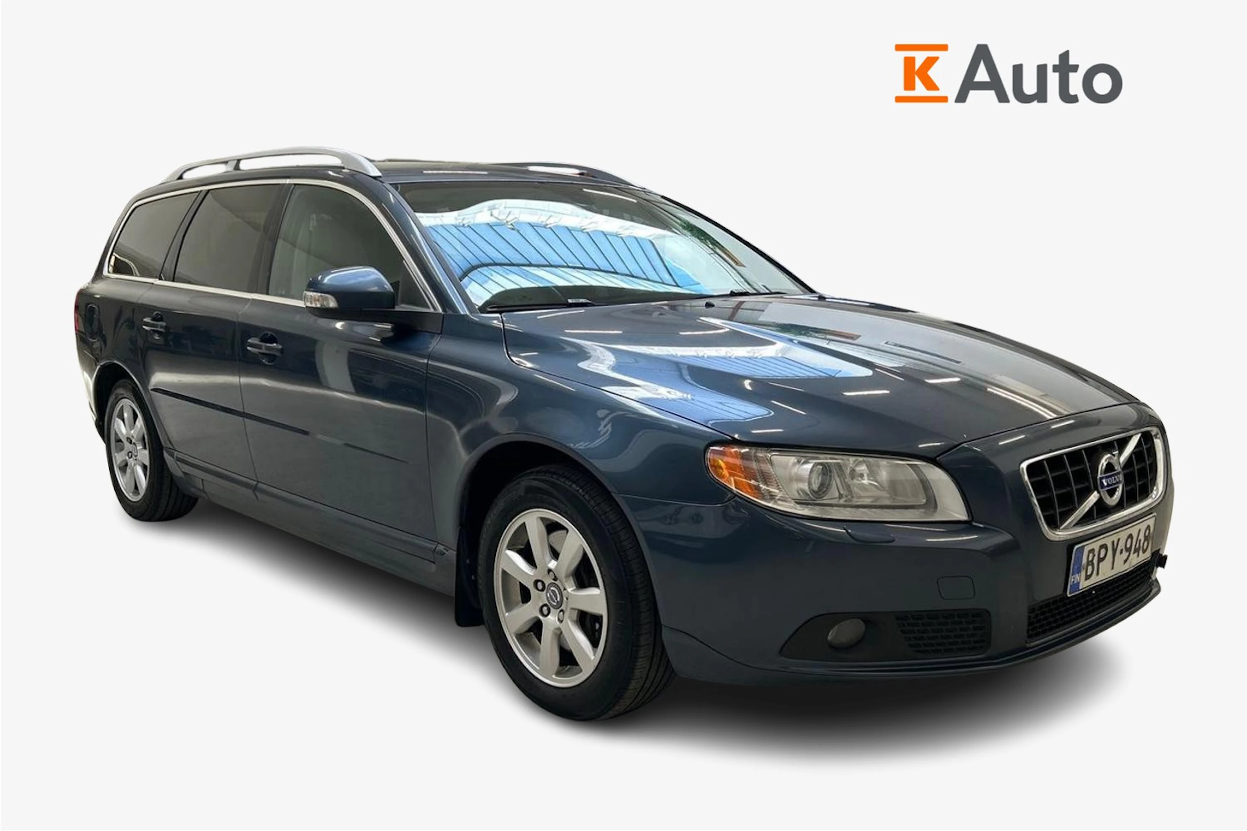 sininen Volvo V70 2009 kuva 1.