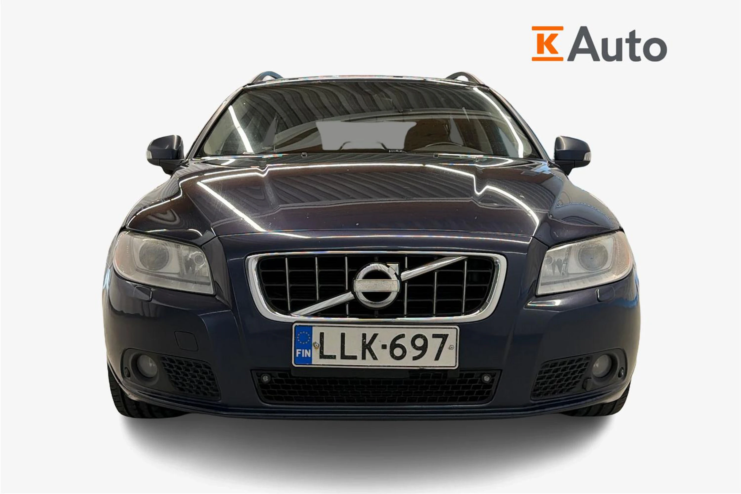 sininen Volvo V70 2010 kuva 4.