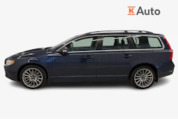sininen Volvo V70 2010 kuva 5.