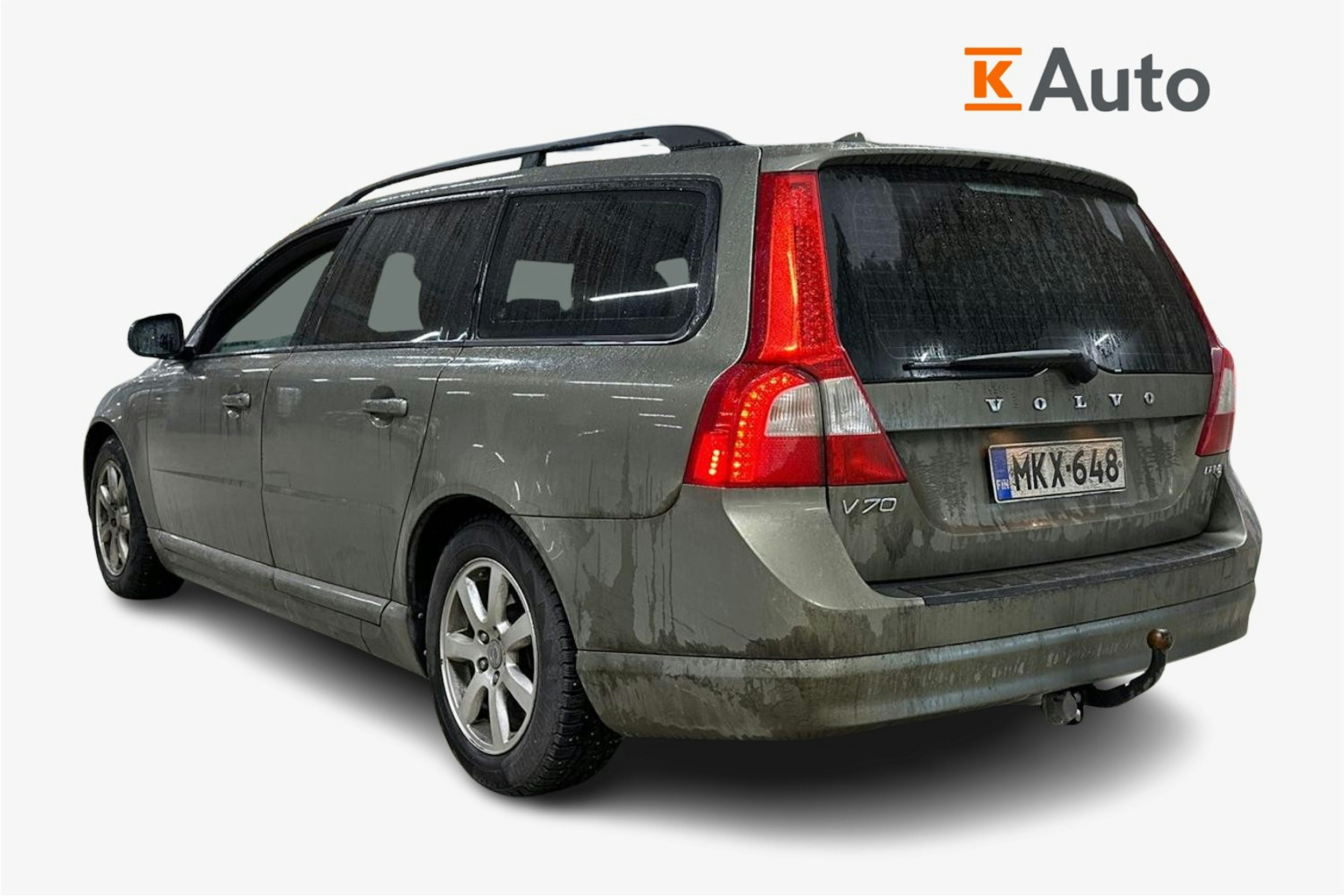 vihreä Volvo V70 2012 kuva 2.