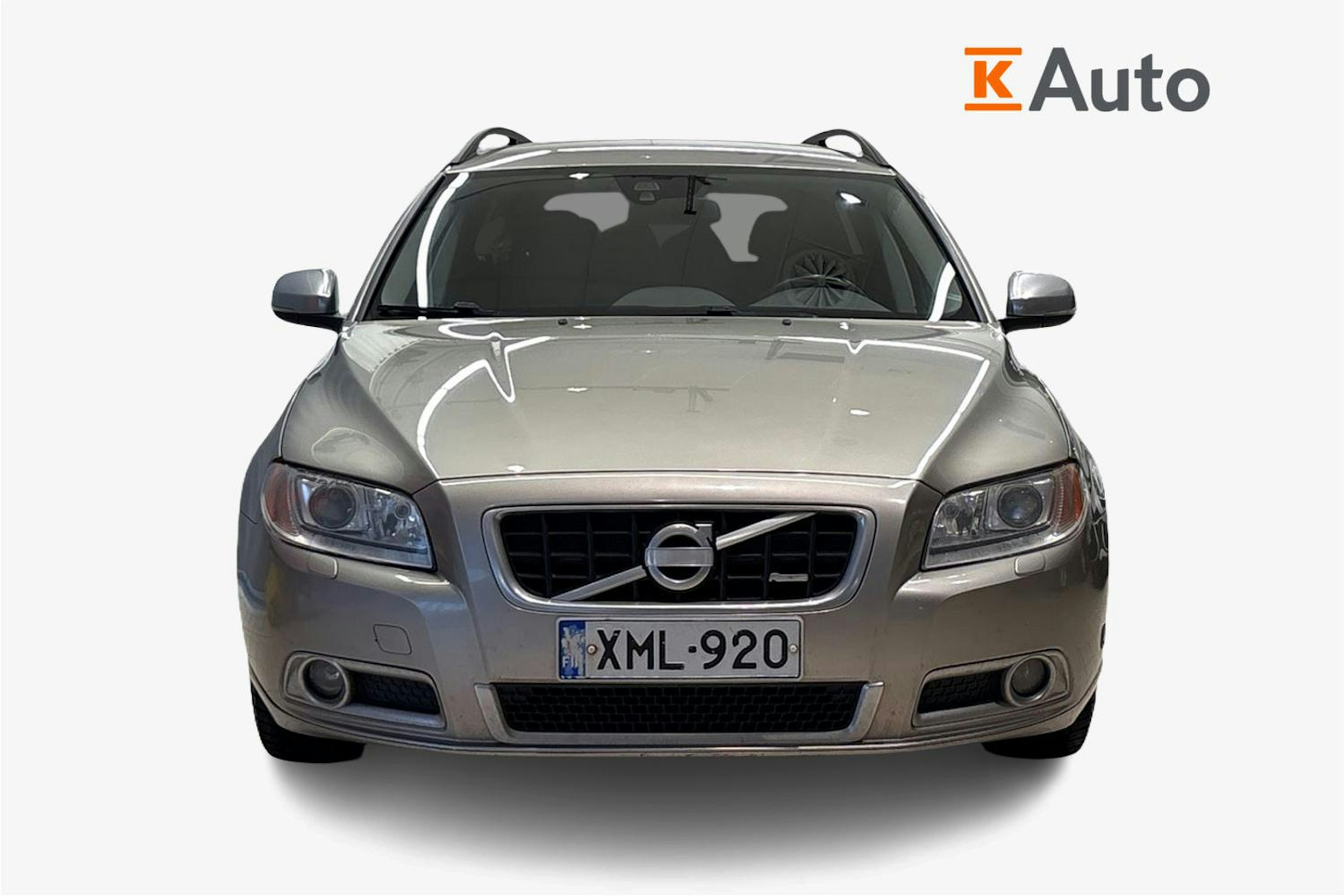 Ruskea (beige) Volvo V70 2012 kuva 5.
