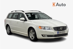 valkoinen Volvo V70 2013 kuva 1.