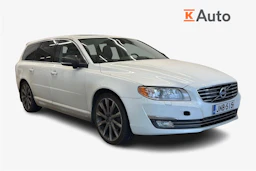 valkoinen Volvo V70 2013 kuva 1.