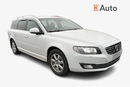 valkoinen Volvo V70 2014 kuva 1.