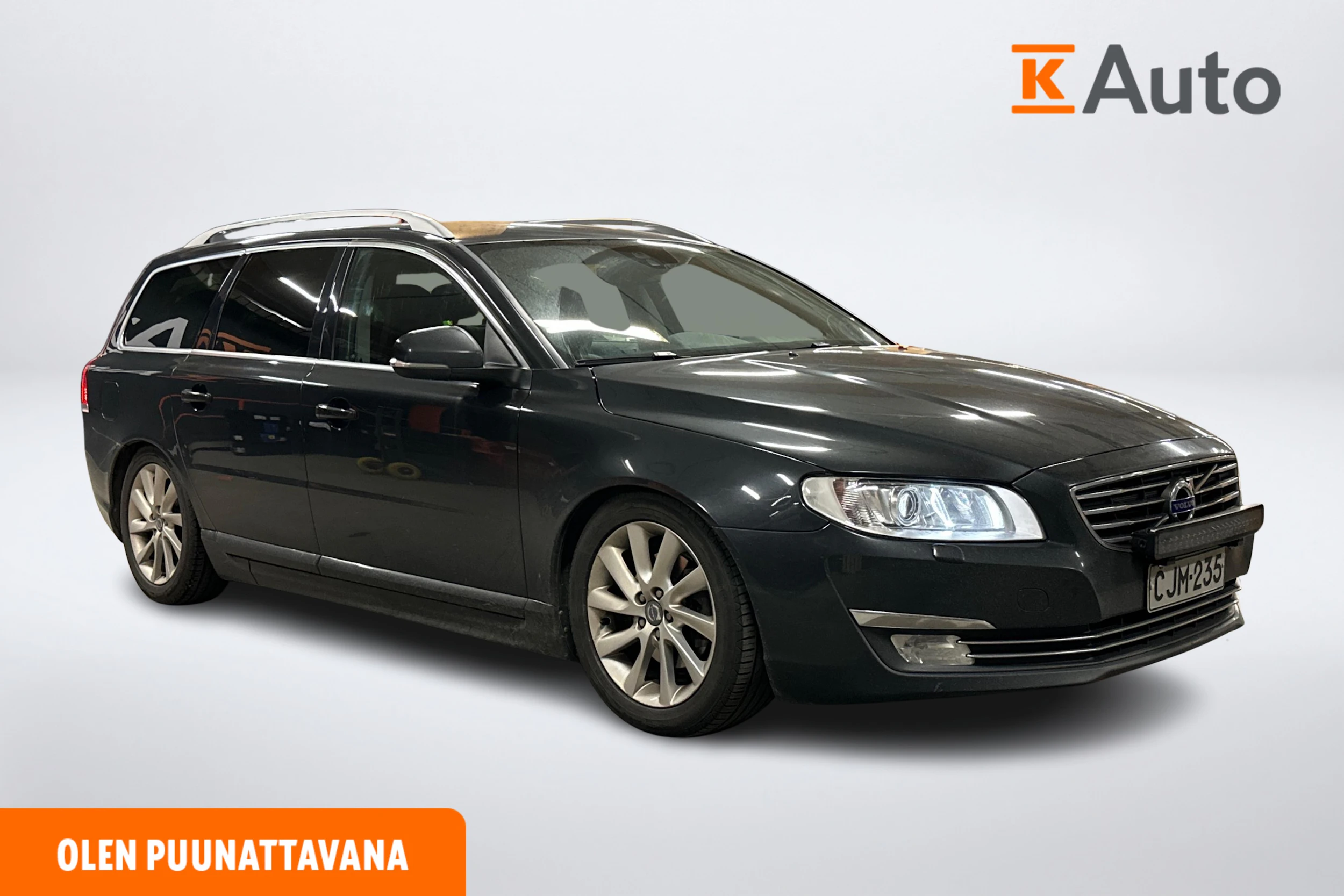 harmaa Volvo V70 2014 kuva 1.