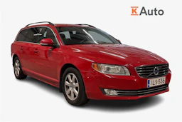 punainen Volvo V70 2014 kuva 1.