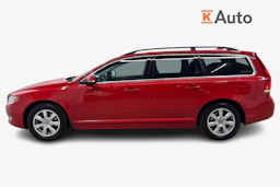 punainen Volvo V70 2014 kuva 5.