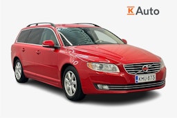 punainen Volvo V70 2014 kuva 1.