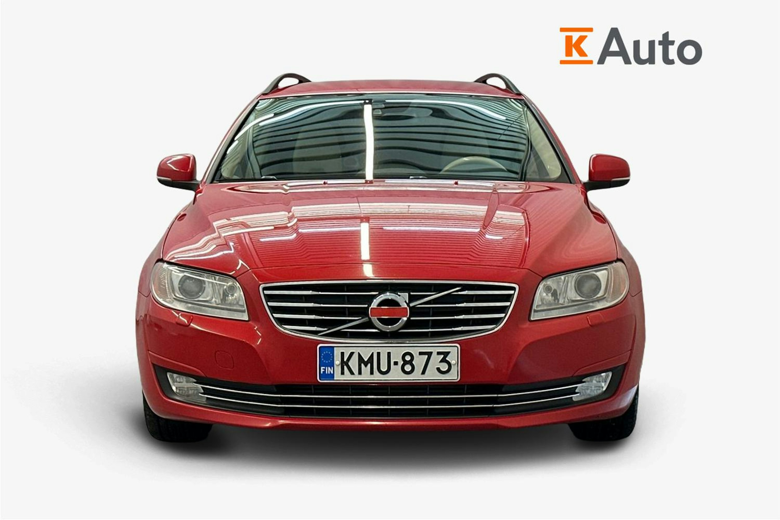 punainen Volvo V70 2014 kuva 5.