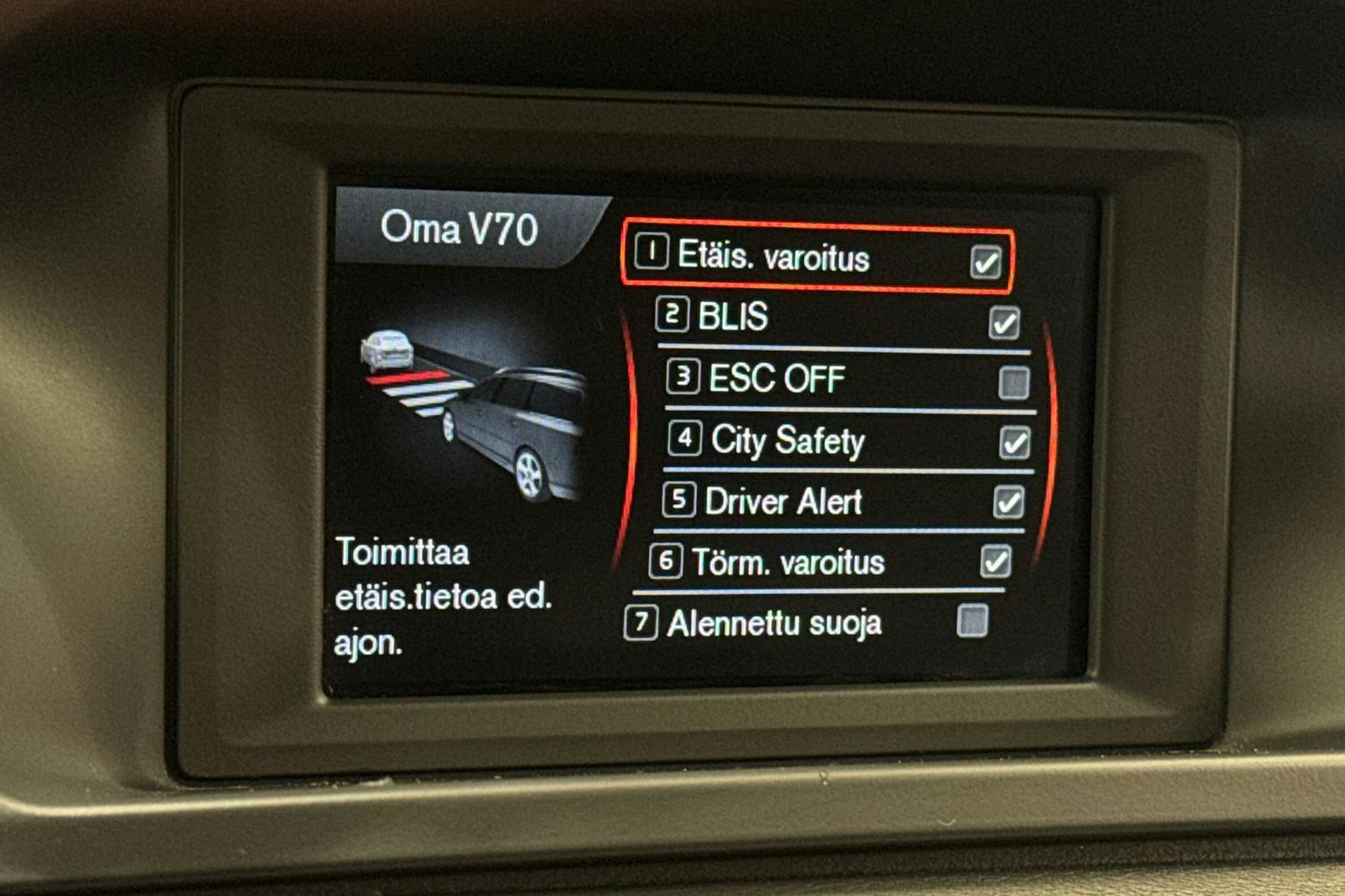Harmaa Volvo V70 2015 kuva 29.