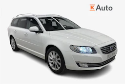 valkoinen Volvo V70 2014 kuva 4.