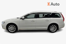 valkoinen Volvo V70 2014 kuva 8.