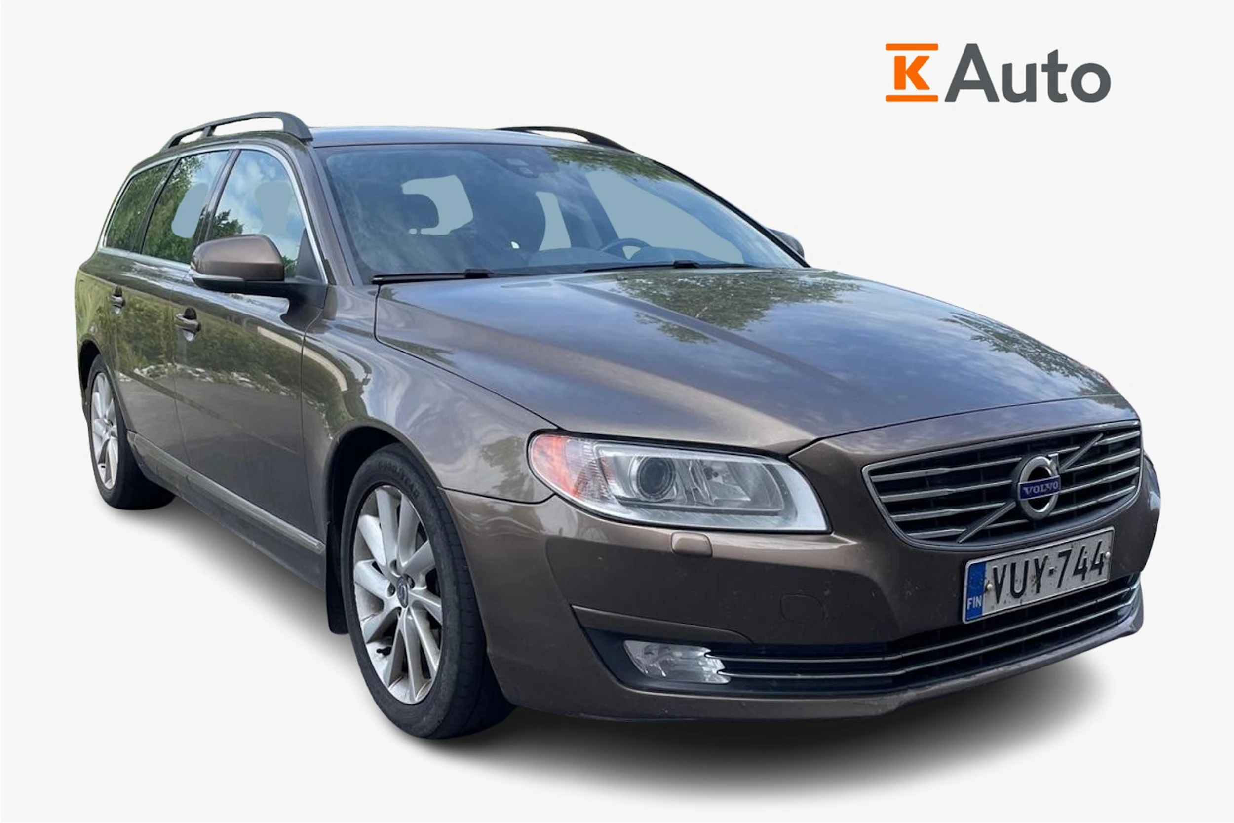 Ruskea (beige) Volvo V70 2014 kuva 1.