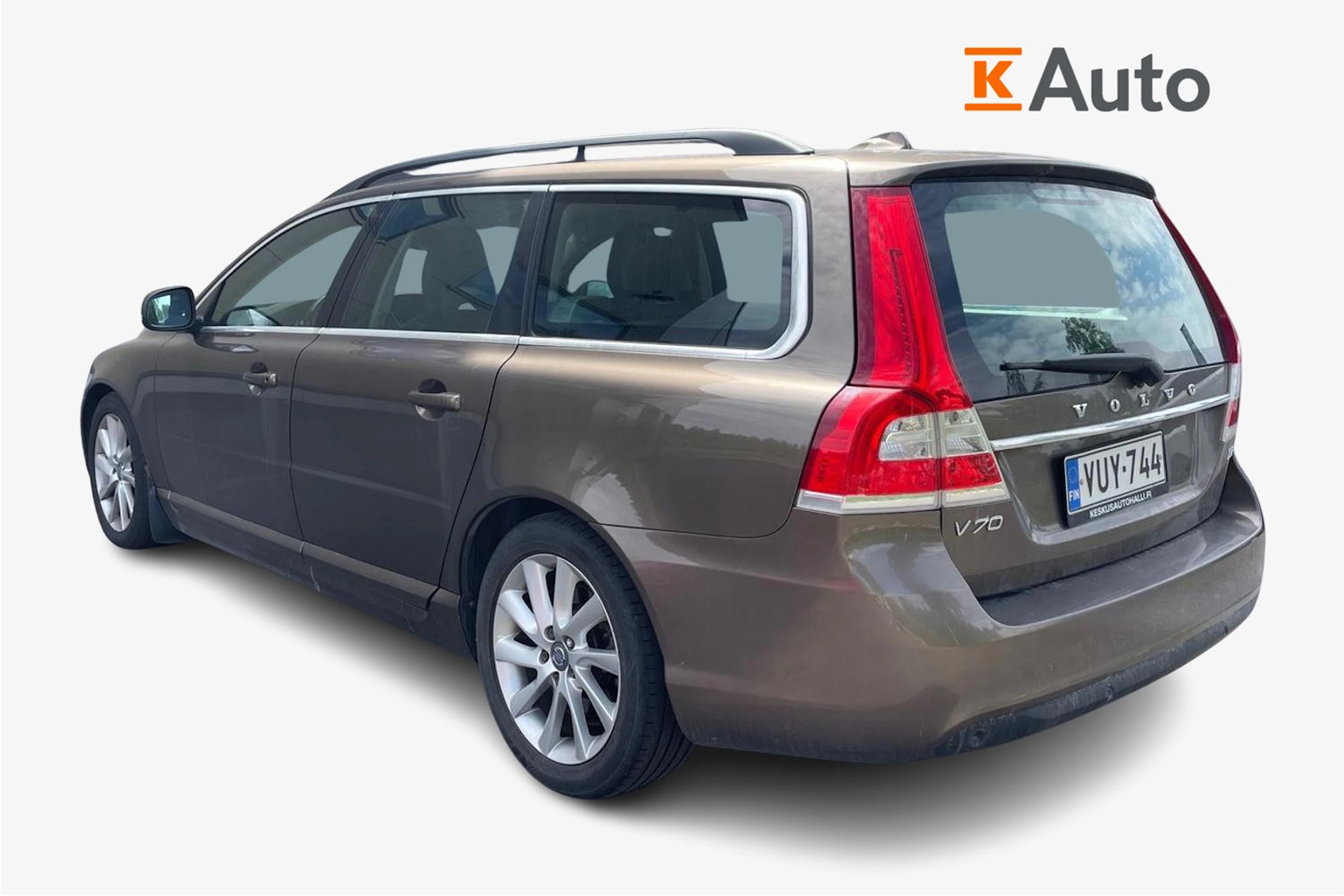 Ruskea (beige) Volvo V70 2014 kuva 2.