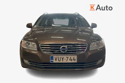 Ruskea (beige) Volvo V70 2014 kuva 4.