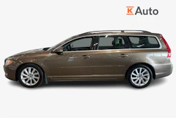 Ruskea (beige) Volvo V70 2014 kuva 5.