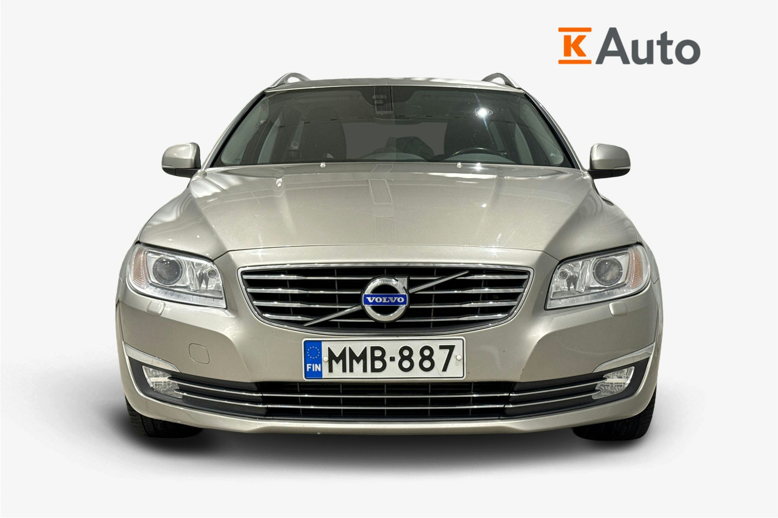 ruskea (beige) Volvo V70 2015 kuva 5.