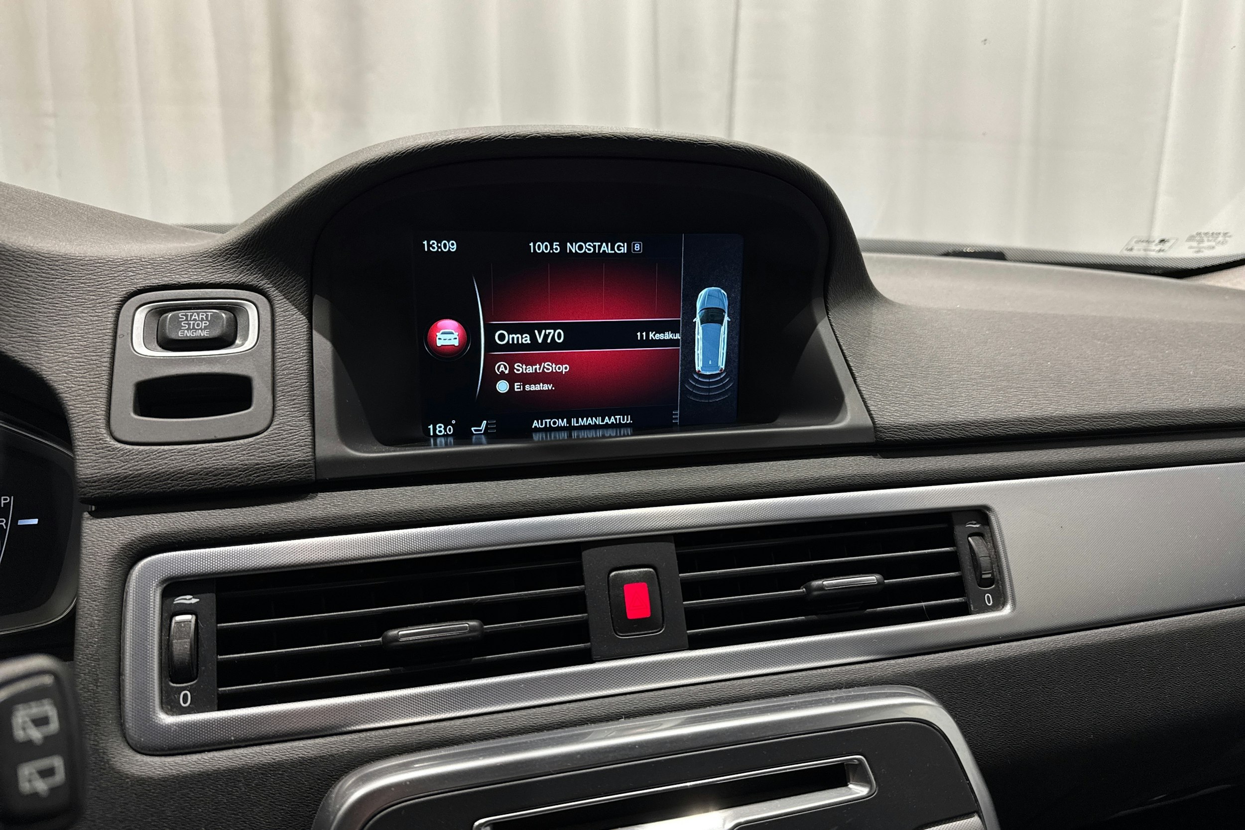 ruskea (beige) Volvo V70 2015 kuva 19.