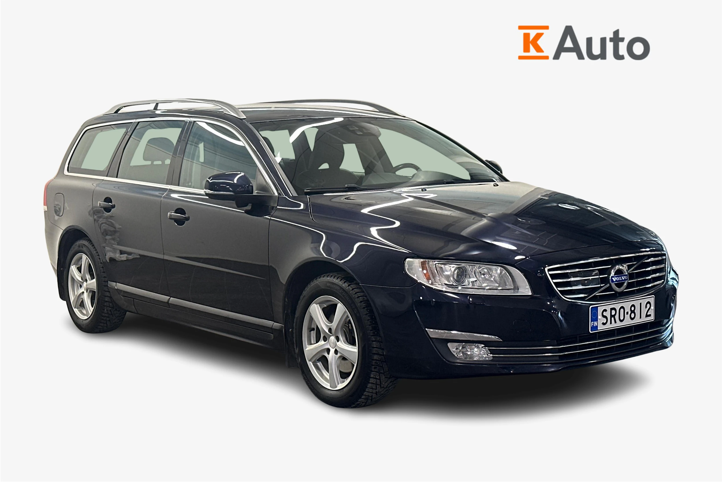 Sininen Volvo V70 2016 kuva 1.