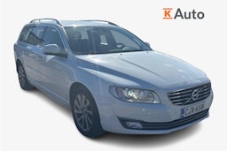 valkoinen Volvo V70 2016 kuva 1.