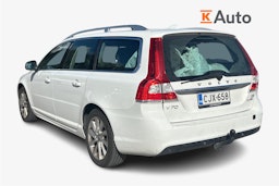 valkoinen Volvo V70 2016 kuva 2.