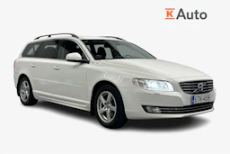 valkoinen Volvo V70 2016 kuva 1.