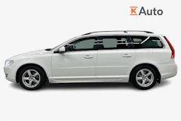 valkoinen Volvo V70 2016 kuva 5.