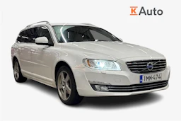 valkoinen Volvo V70 2016 kuva 1.