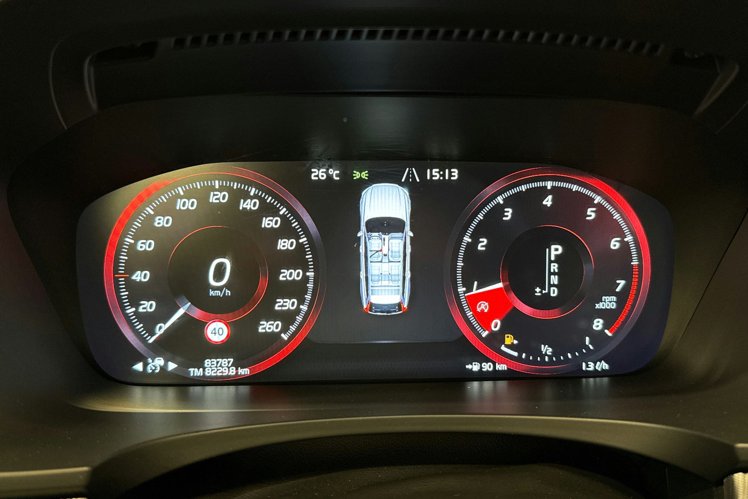 met. valkoinen Volvo V90 2017 kuva 19.
