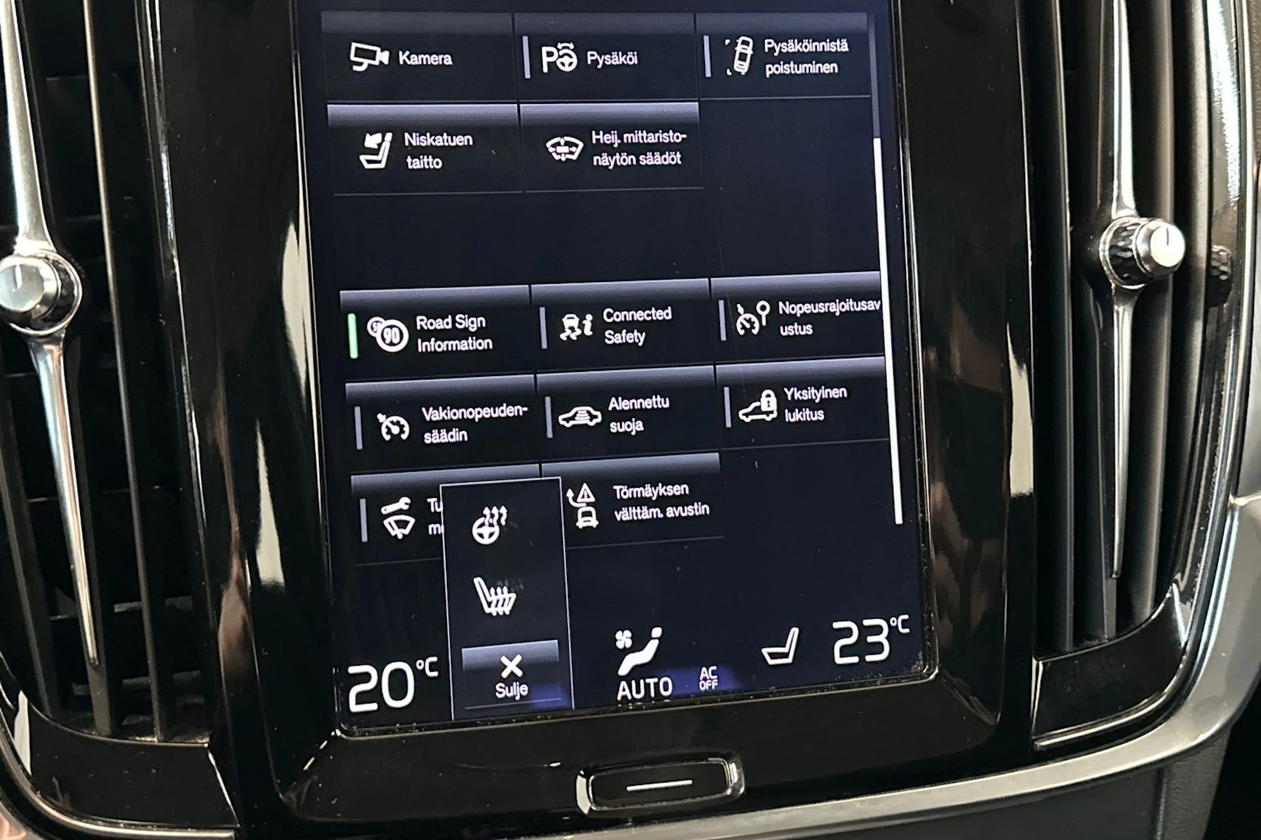 ruskea (beige) Volvo V90 2017 kuva 26.