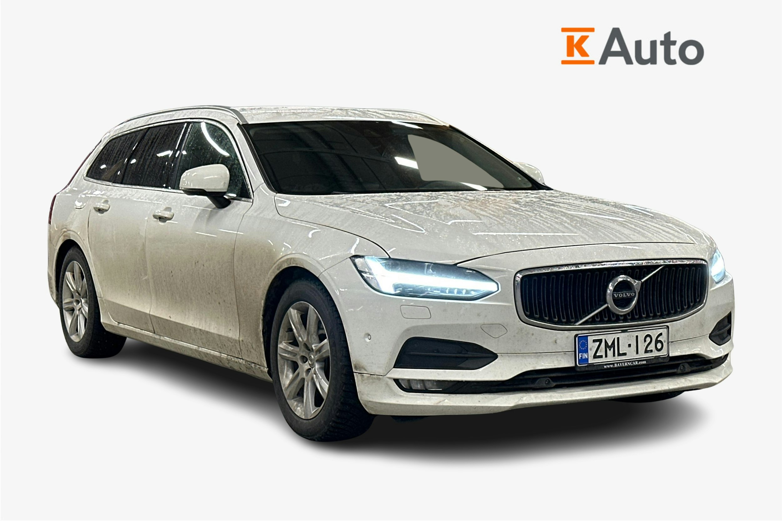 valkoinen Volvo V90 2017 kuva 1.