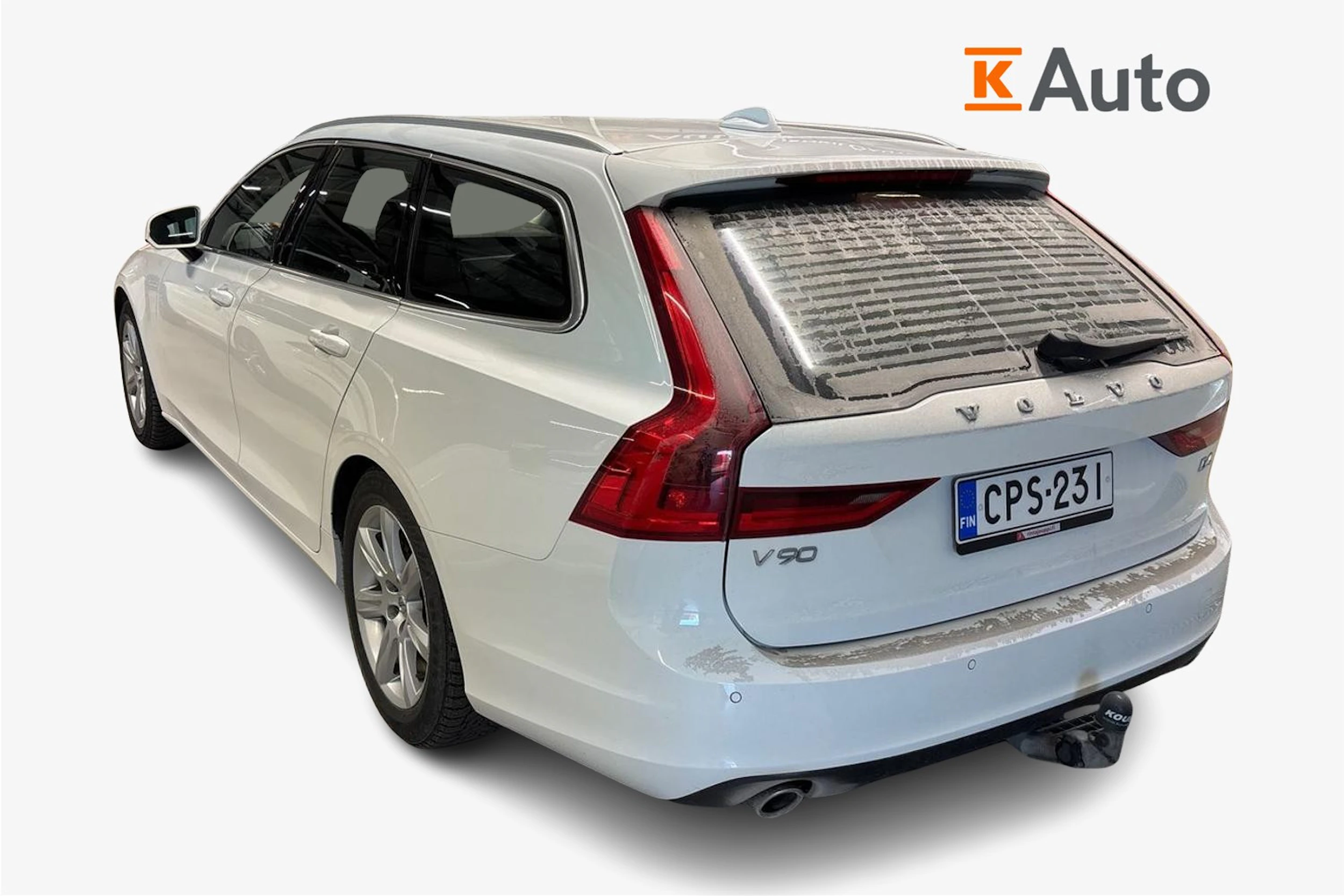 valkoinen Volvo V90 2018 kuva 2.