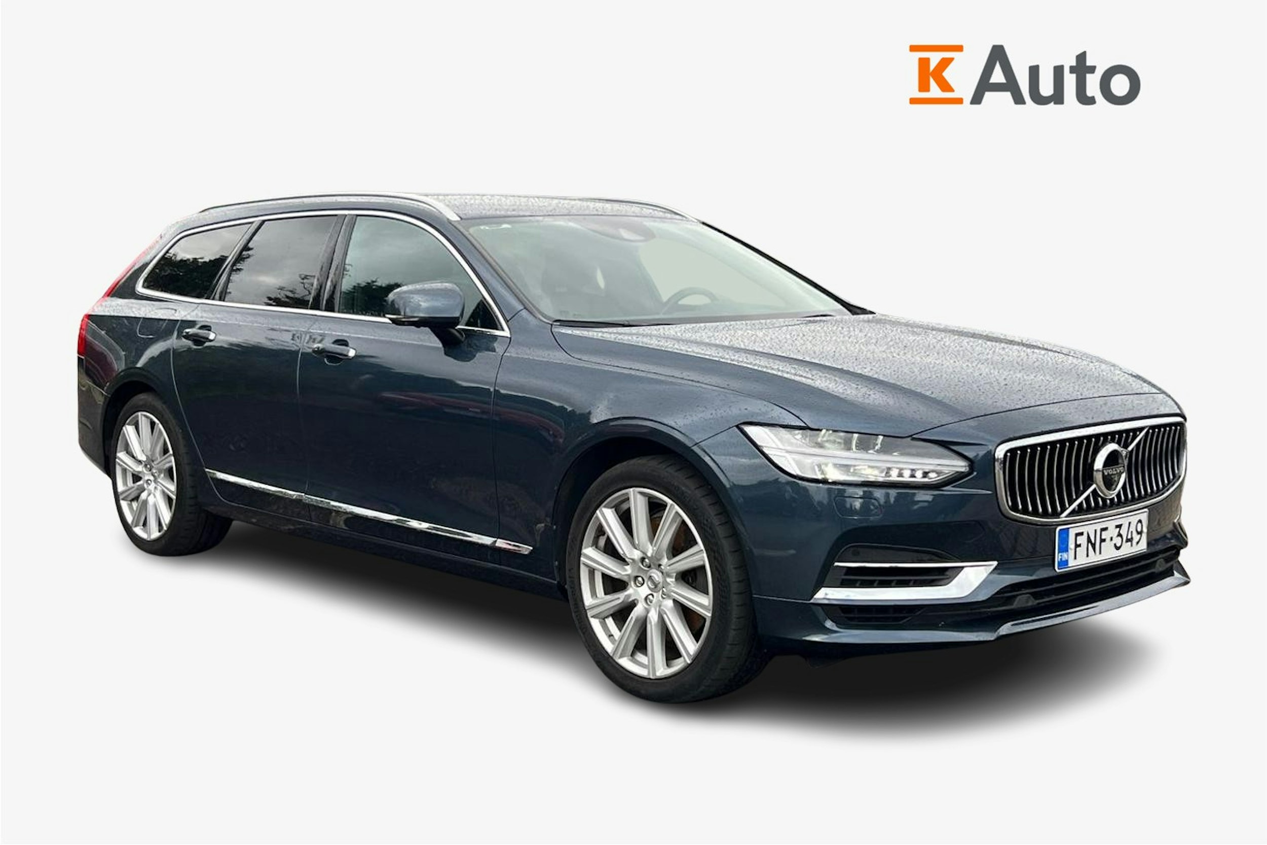 Sininen Volvo V90 2018 kuva 1.