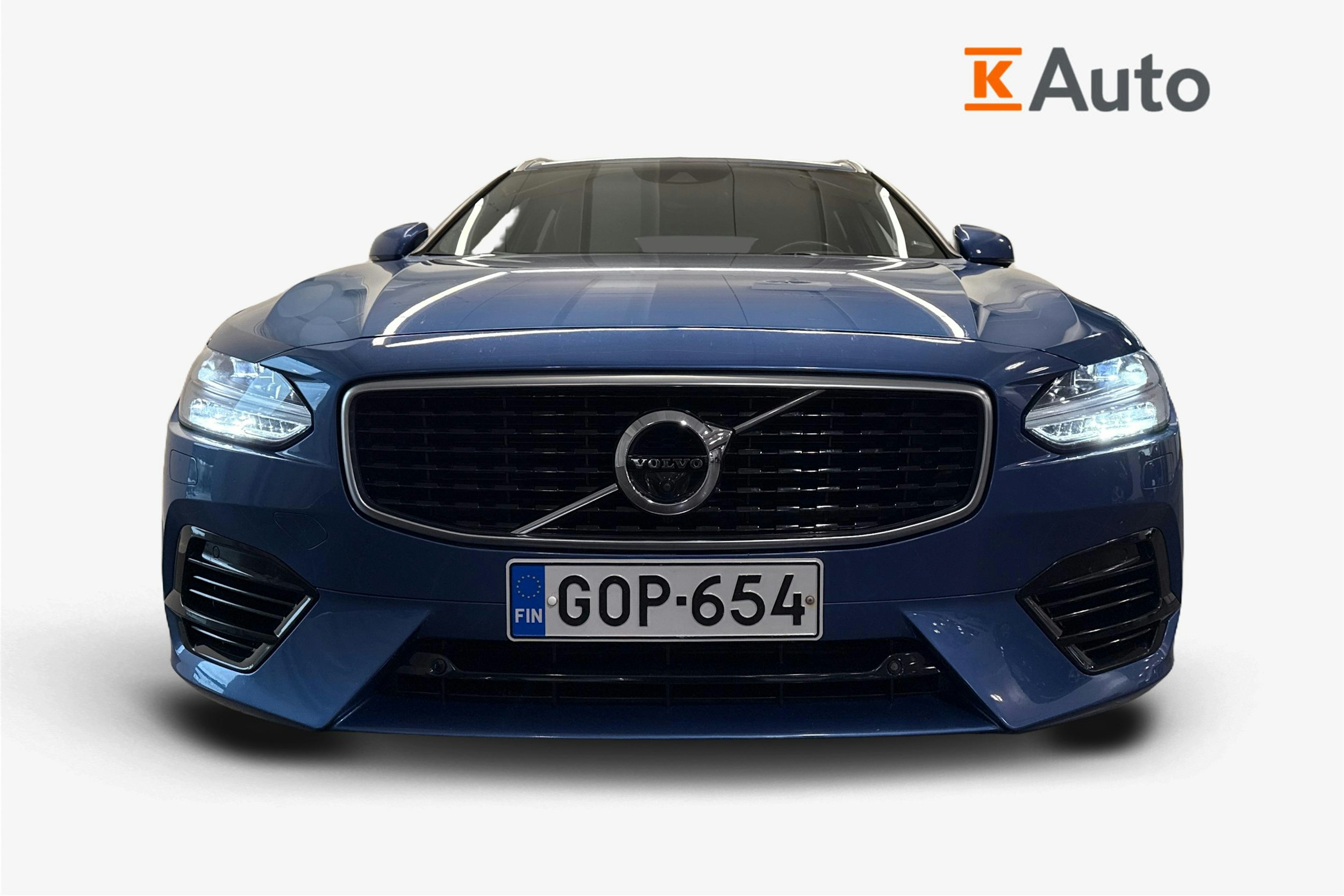 sininen Volvo V90 2018 kuva 5.