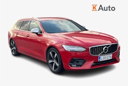 punainen Volvo V90 2018 kuva 1.