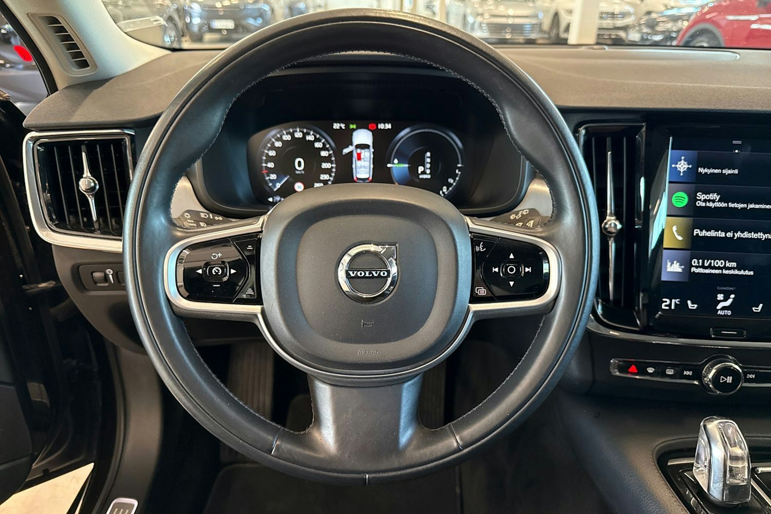 ruskea (beige) Volvo V90 2018 kuva 18.