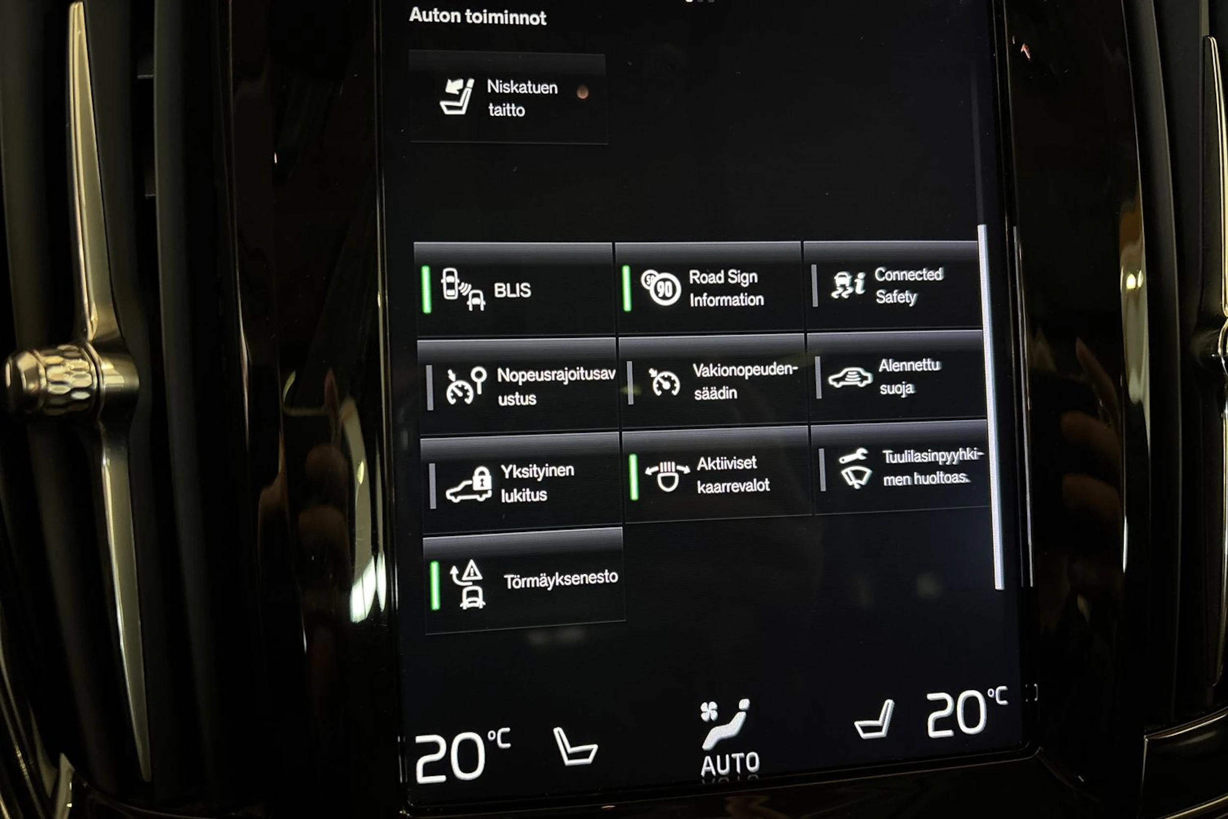 Sininen Volvo V90 2018 kuva 25.