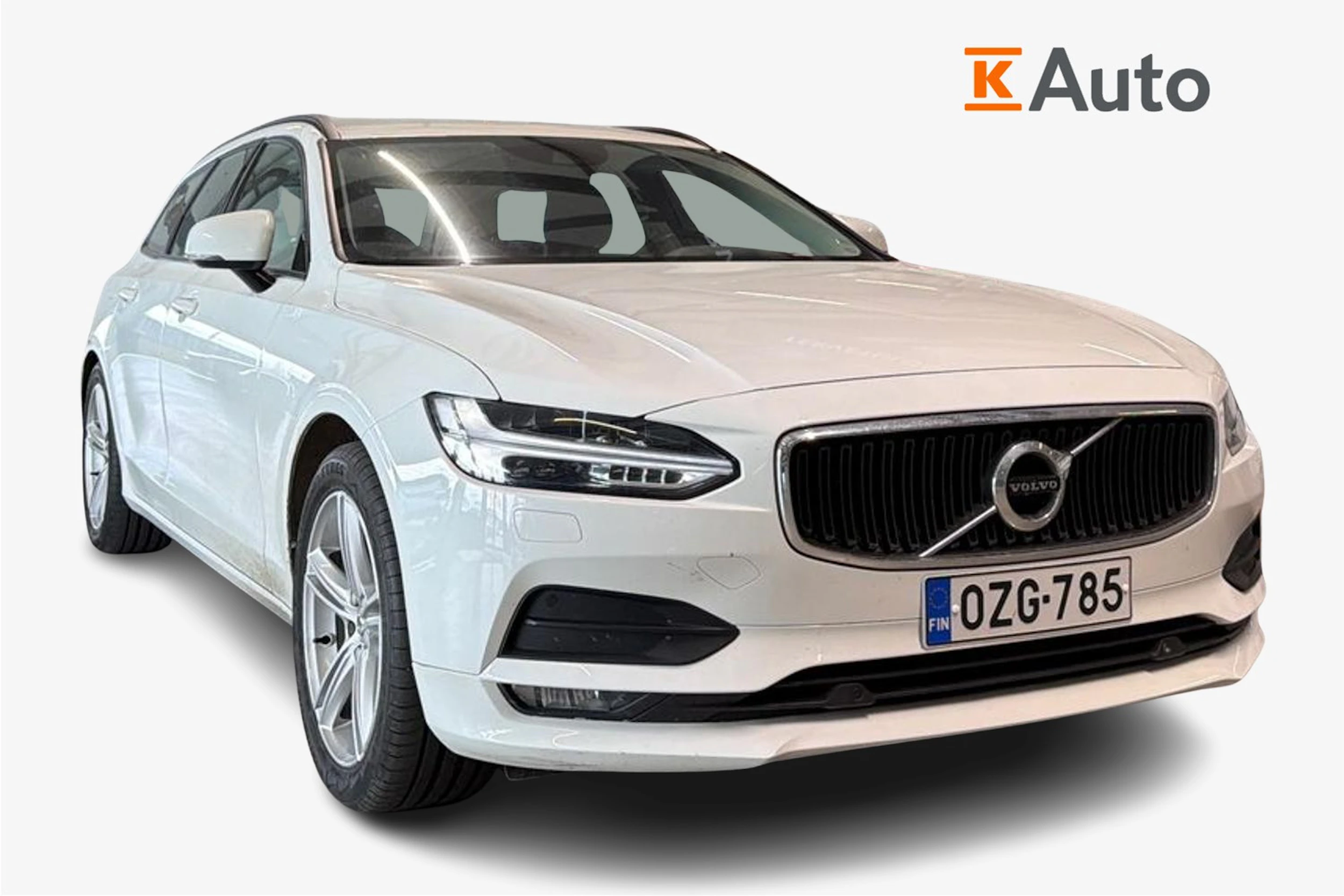 valkoinen Volvo V90 2018 kuva 1.