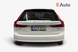 Valkoinen Volvo V90 2018 kuva 3.
