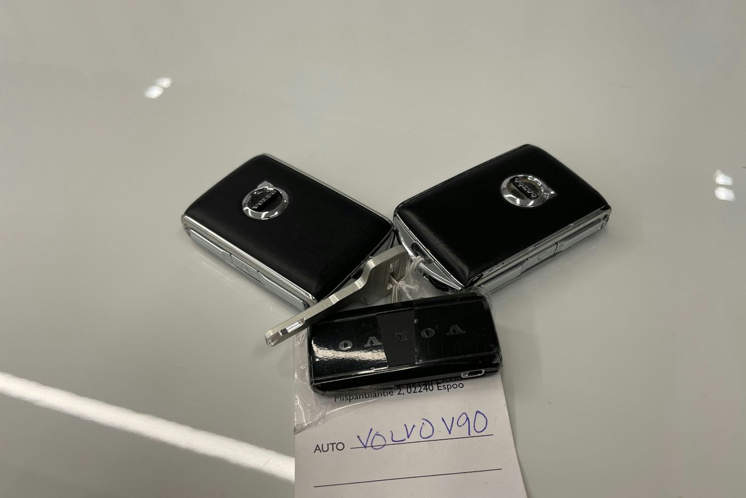 valkoinen Volvo V90 2019 kuva 28.