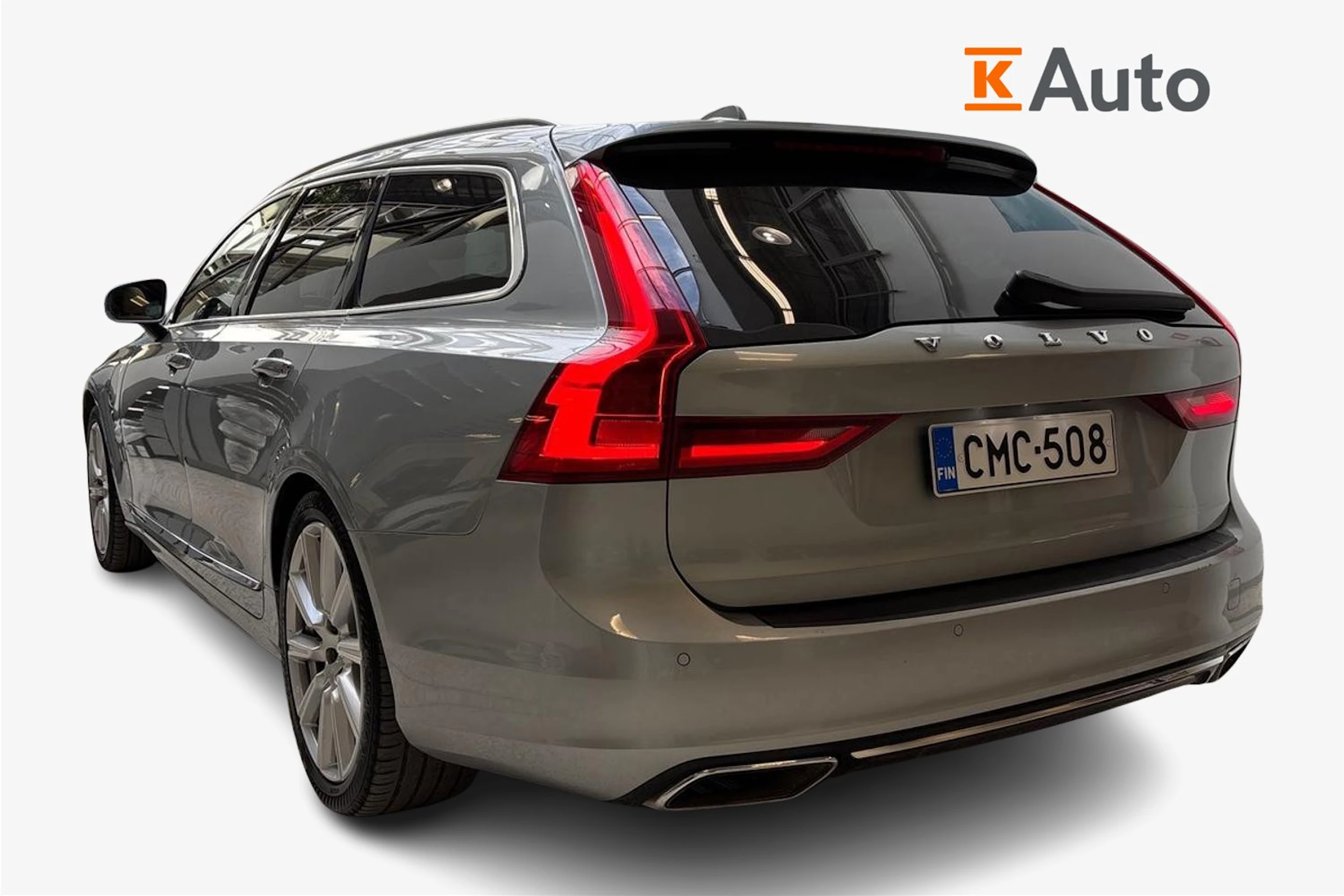 harmaa Volvo V90 2019 kuva 3.