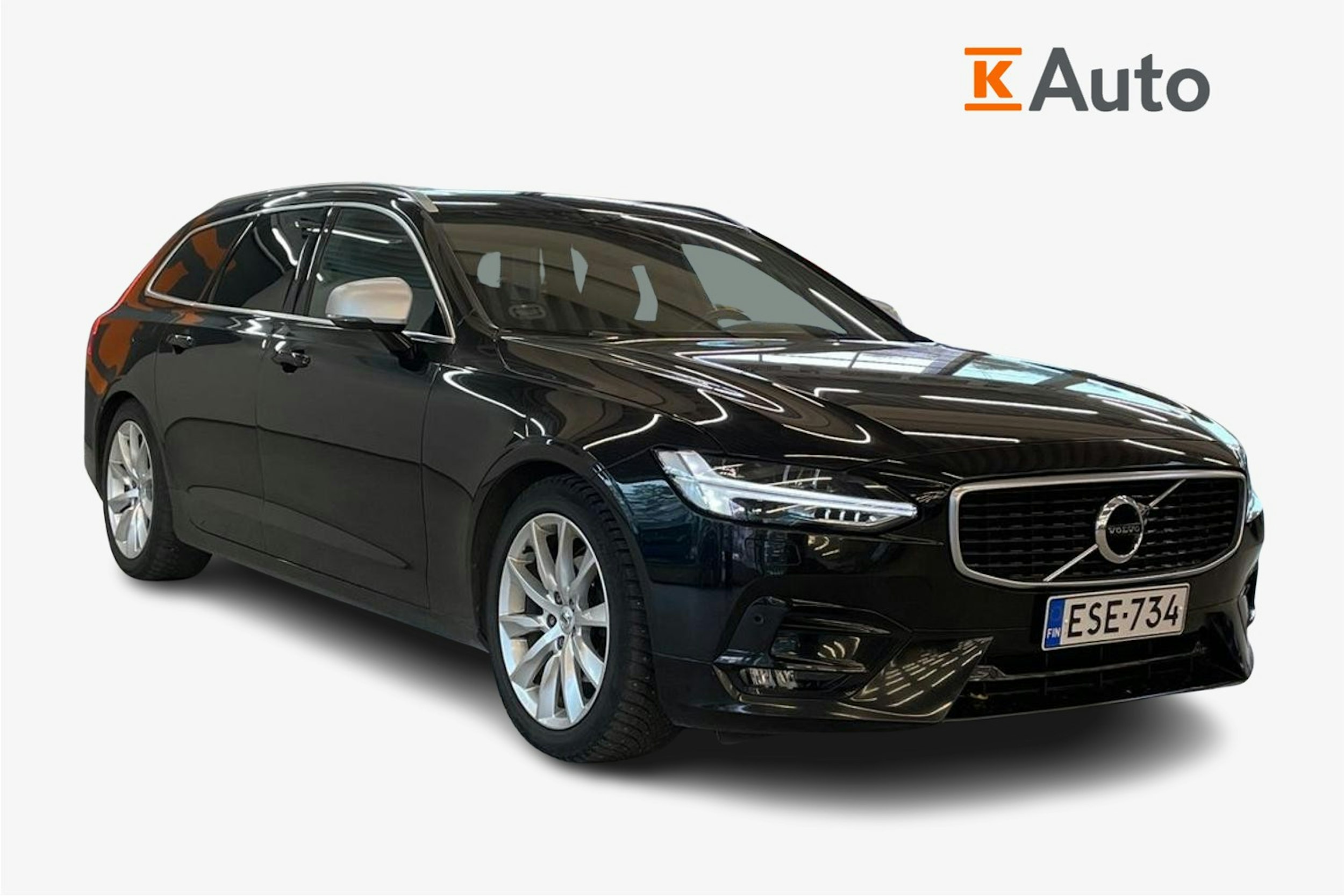 musta Volvo V90 2019 kuva 1.