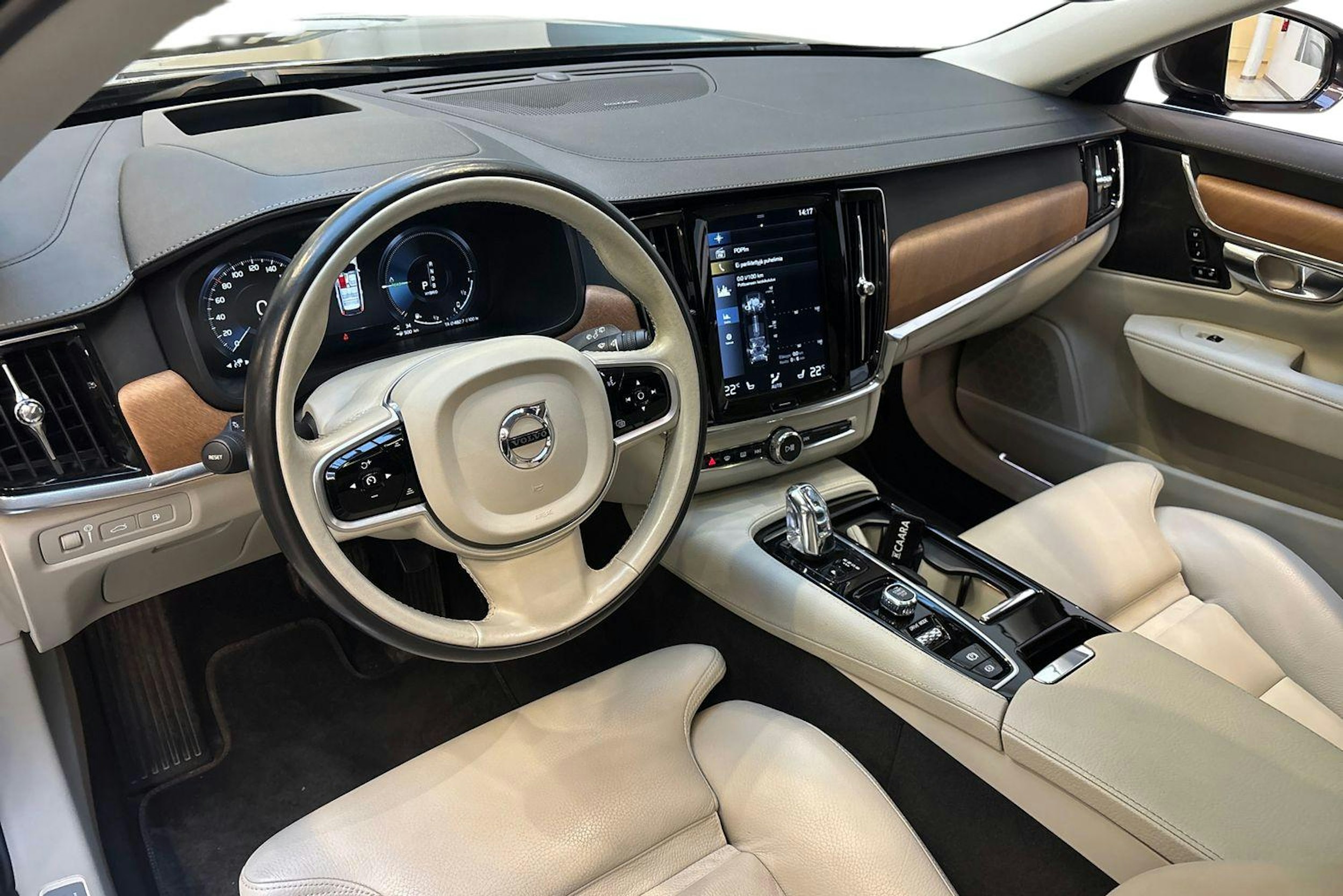 Ruskea (beige) Volvo V90 2019 kuva 7.