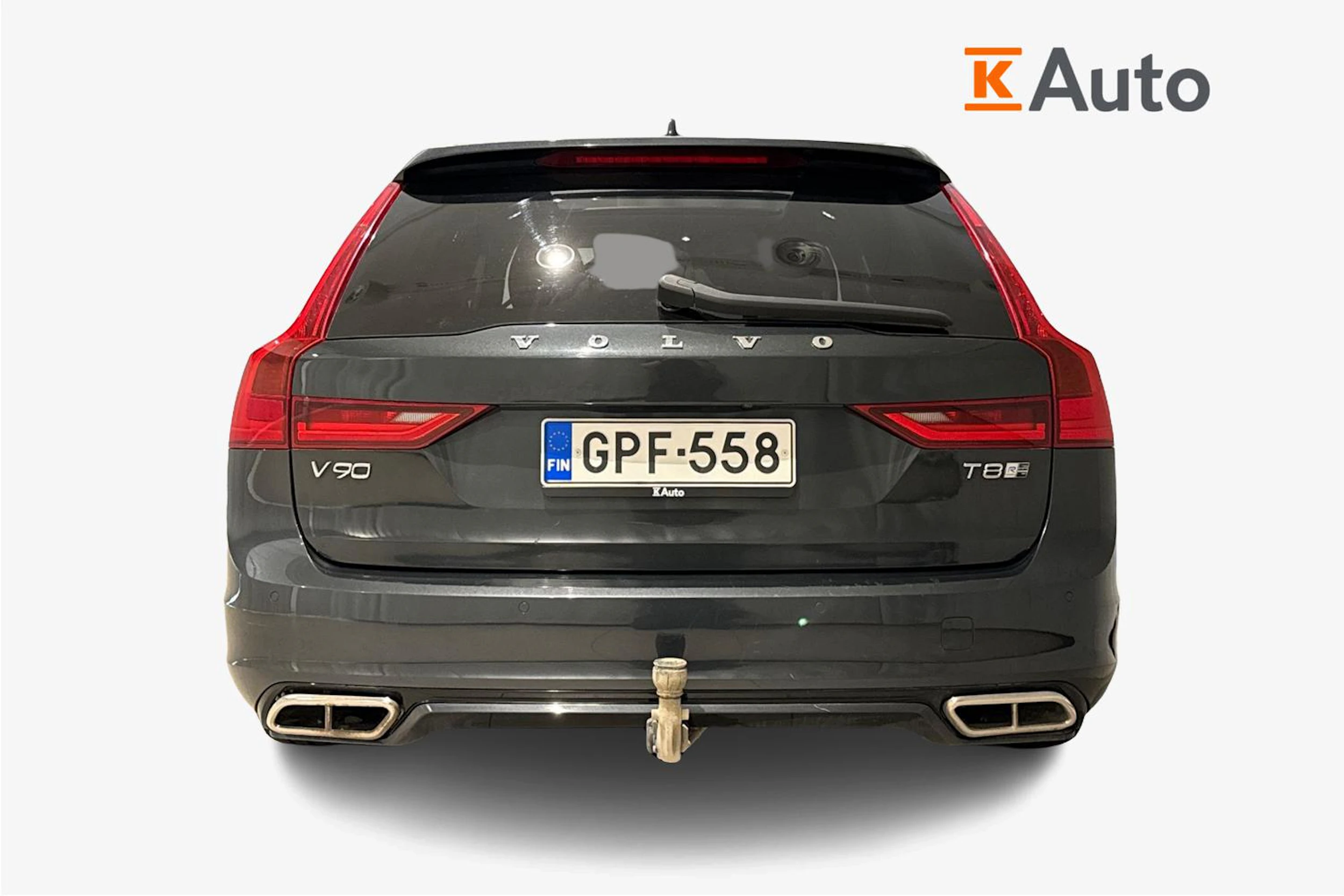 harmaa Volvo V90 2019 kuva 3.
